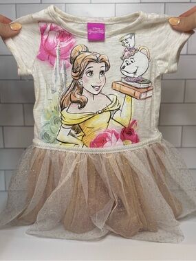 Disney Princess Cream Belle Tutu Dress